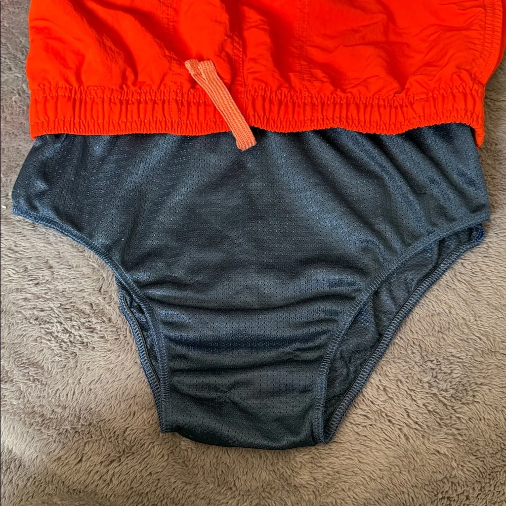 Patagonia Swim Trunks Shorts Lined Pockets Orange Kids XL Netplus Shells